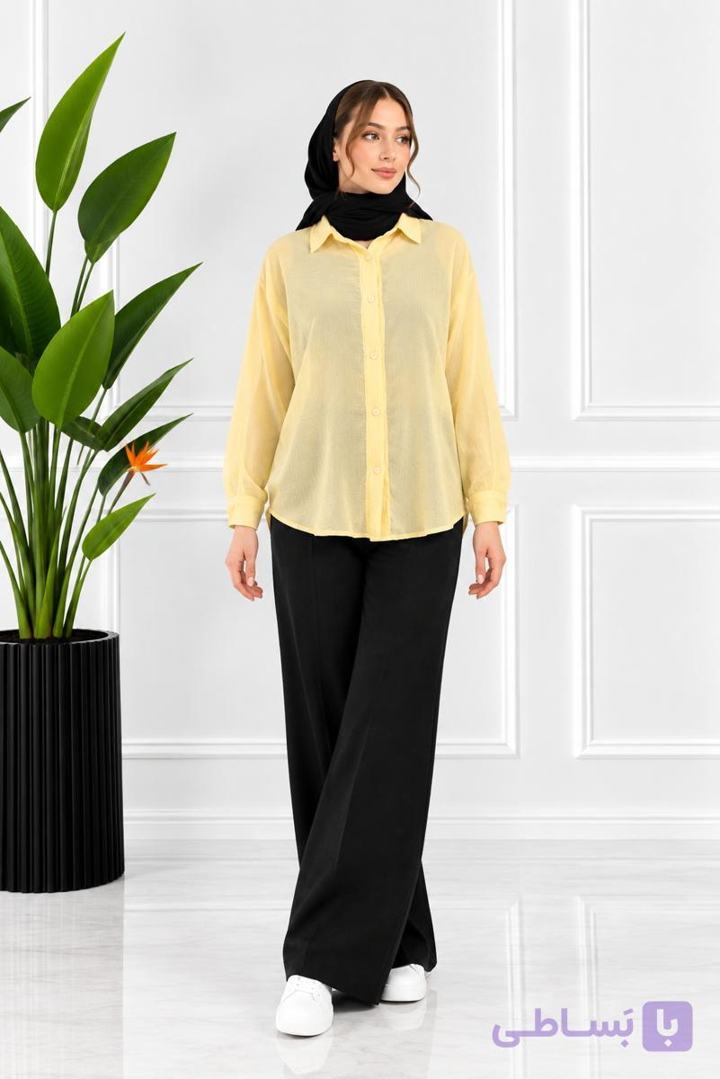 شومیز زنانه شیشه ای کریستال کد605