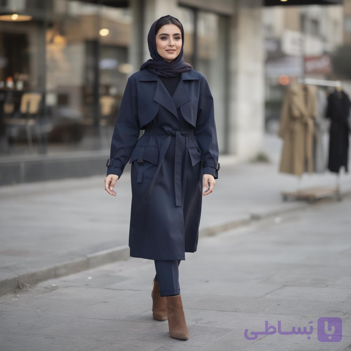 کتان کمرکش زنانه کد ۱۶۱