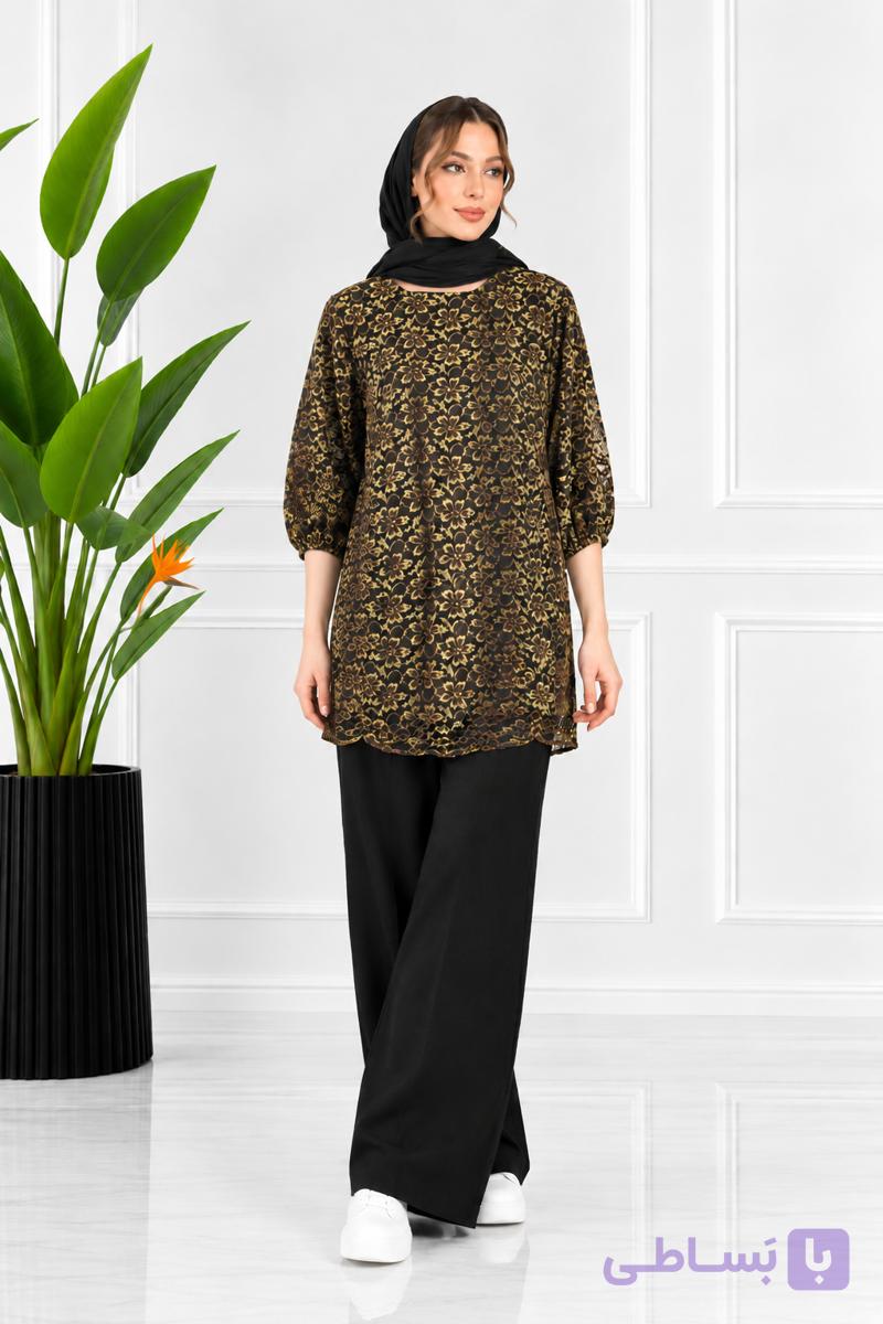شومیز زنانه گیپور مدل کد611