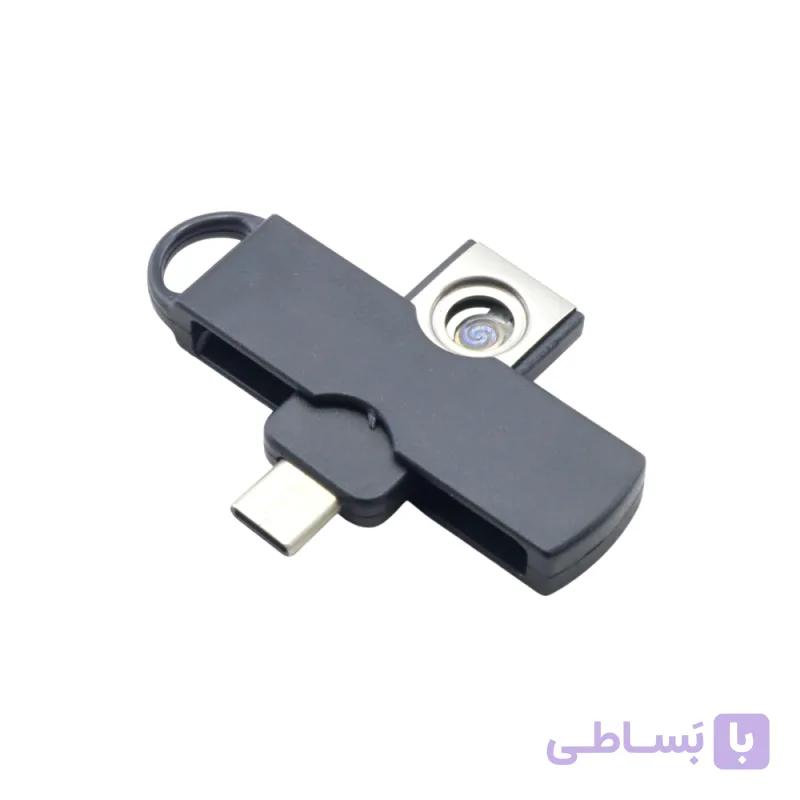 فندک الکترونیکی المنتی OTG جیبی با ورودی Type-C