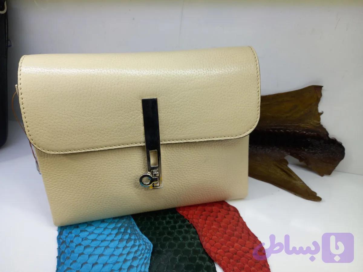 کیف چرم گاوی زنانه (کد IHSI5) — تصویر 1