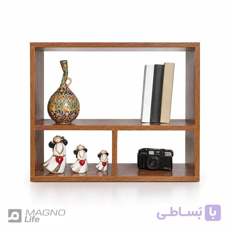 شلف دیواری و کتابخانه رومیزی سه طبقه دکورین مدل DEC-0016 — تصویر 1