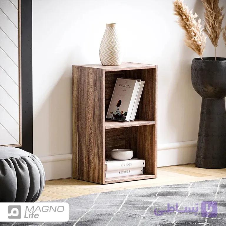 شلف رومیزی و قفسه زمینی دو طبقه MDF دکورین مدل DEC-0010 — تصویر 1