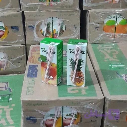 آبمیوه کوچک ( تتراپک) ۲۰۰ سی سی تای سبز 32 عددی