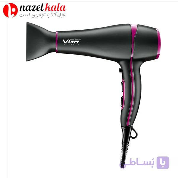 سشوار حرفه ای وی جی آر مدل V-402 — تصویر 1