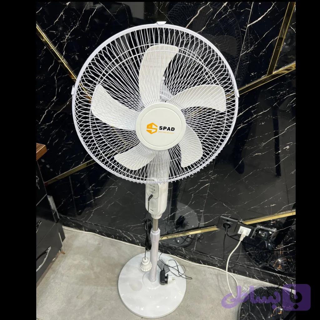 پنکه شارژی اسپاد solar fan spad — تصویر 1