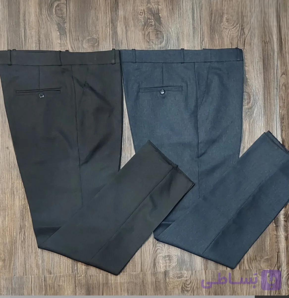 شلوار پارچه ای مردانه زرین اداری مجلسی سایز 42-52
