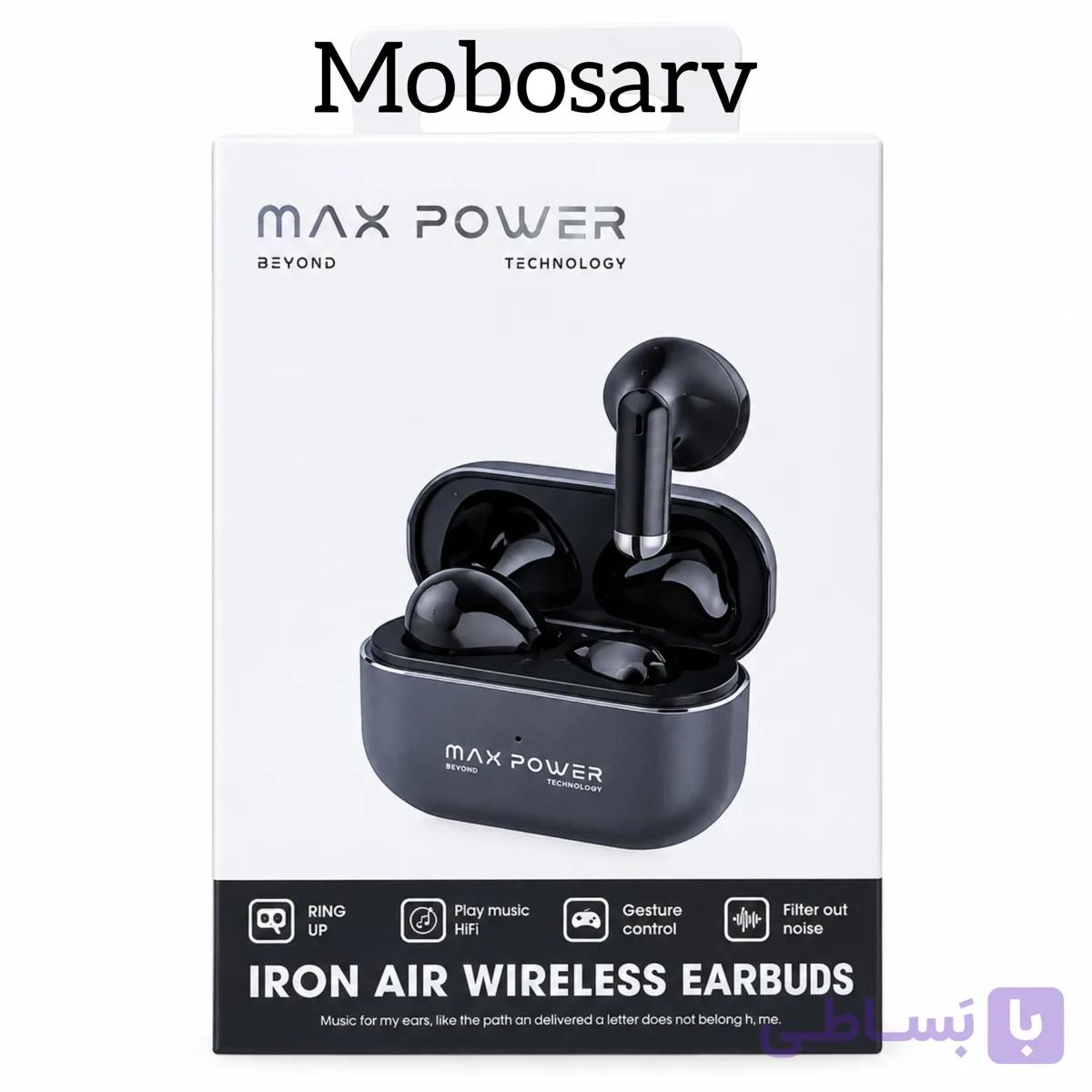 هندزفری بلوتوثی مکس پاور MAX POWER مدل Iron Air — تصویر 1