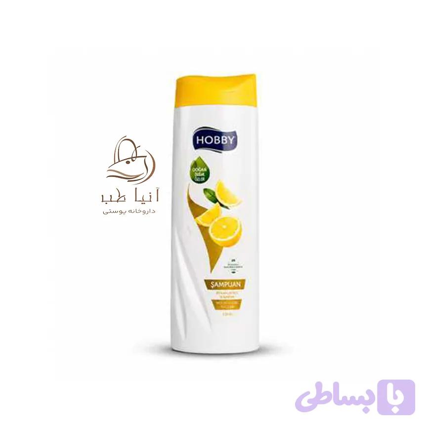 شامپو لیمو موی چرب هوبی 500میل — تصویر 1