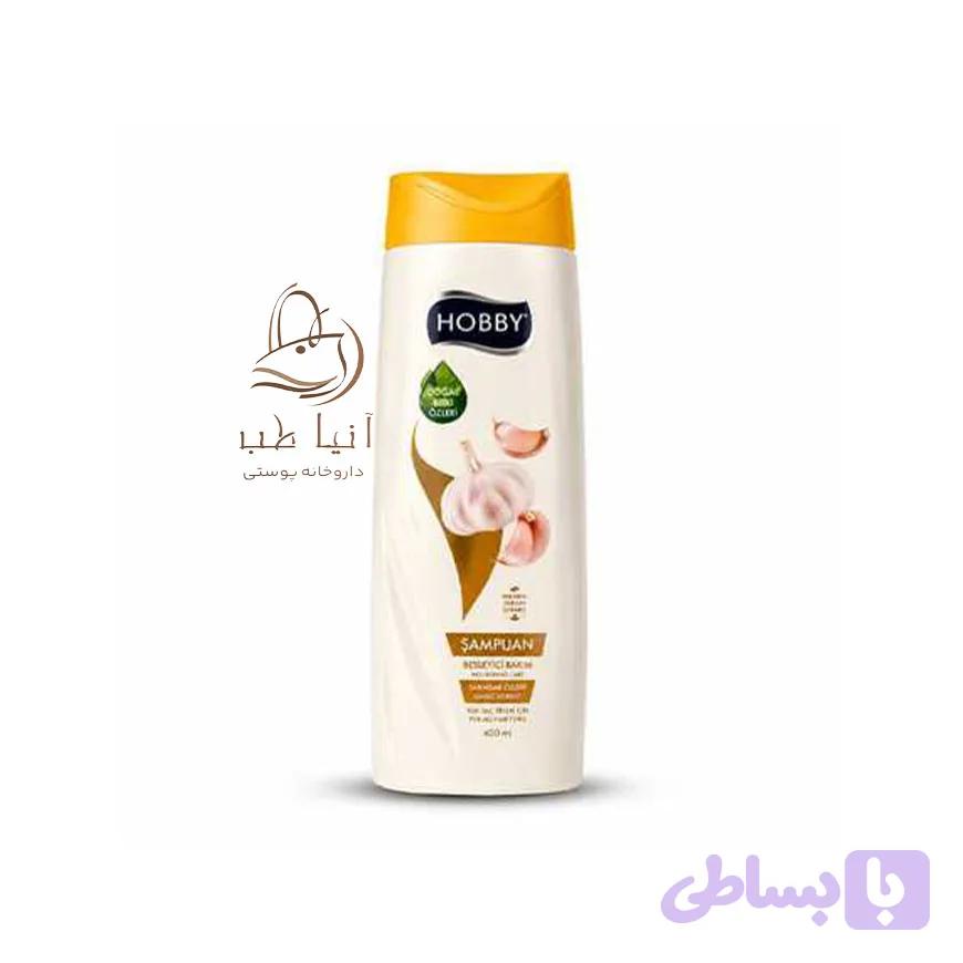 شامپو سیر مو نرمال تا خشک هوبی 500میل — تصویر 1