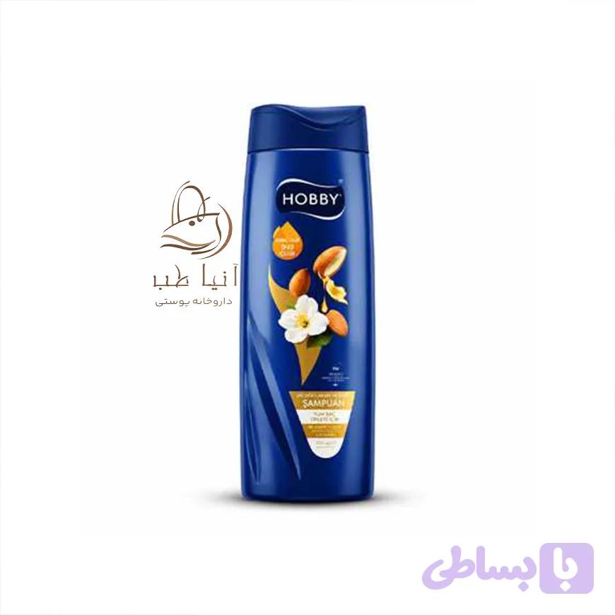 شامپو بادام و گل یاسمن هوبی 500میل — تصویر 1