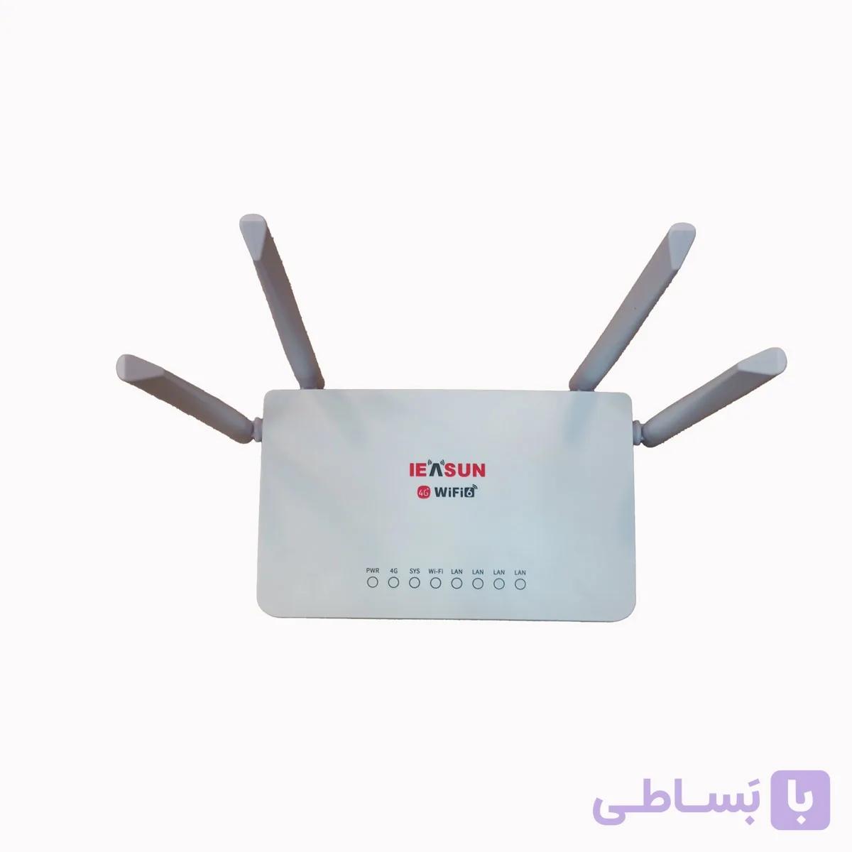 مودم سیم کارتی وای‌فای قدرتمند با ۴ آنتن تقویتی — تصویر 1
