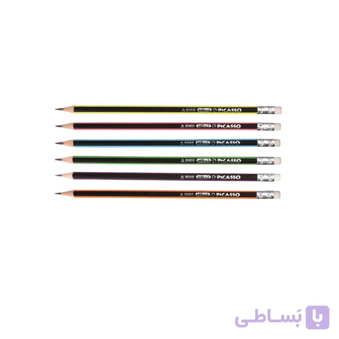 مداد مشکی پاکن دار پيكاسو