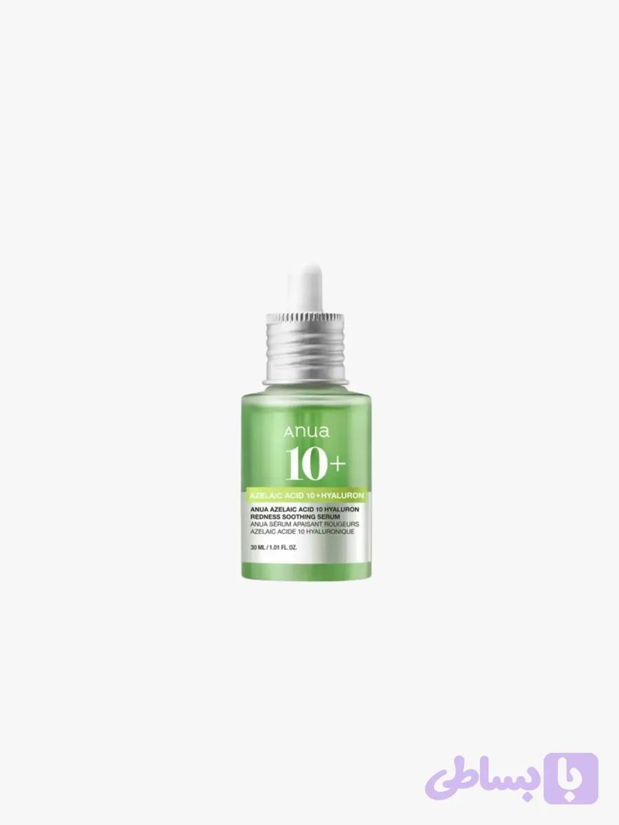 سرم تسکین‌دهنده و ضدقرمزی آنوا مدل Azelaic Acid 10 + Hyaluron Redness Soothing Serum حاوی ۱۰٪ آزلائیک اسید و هیالورونیک اسید – حجم ۳۰ میلی‌لیتر