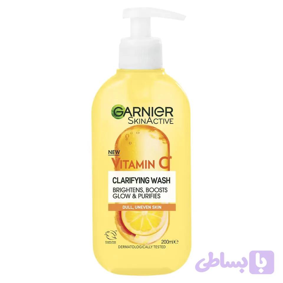 ژل شستشوی روشن‌کننده گارنیر مدل Vitamin C Clarifying Wash