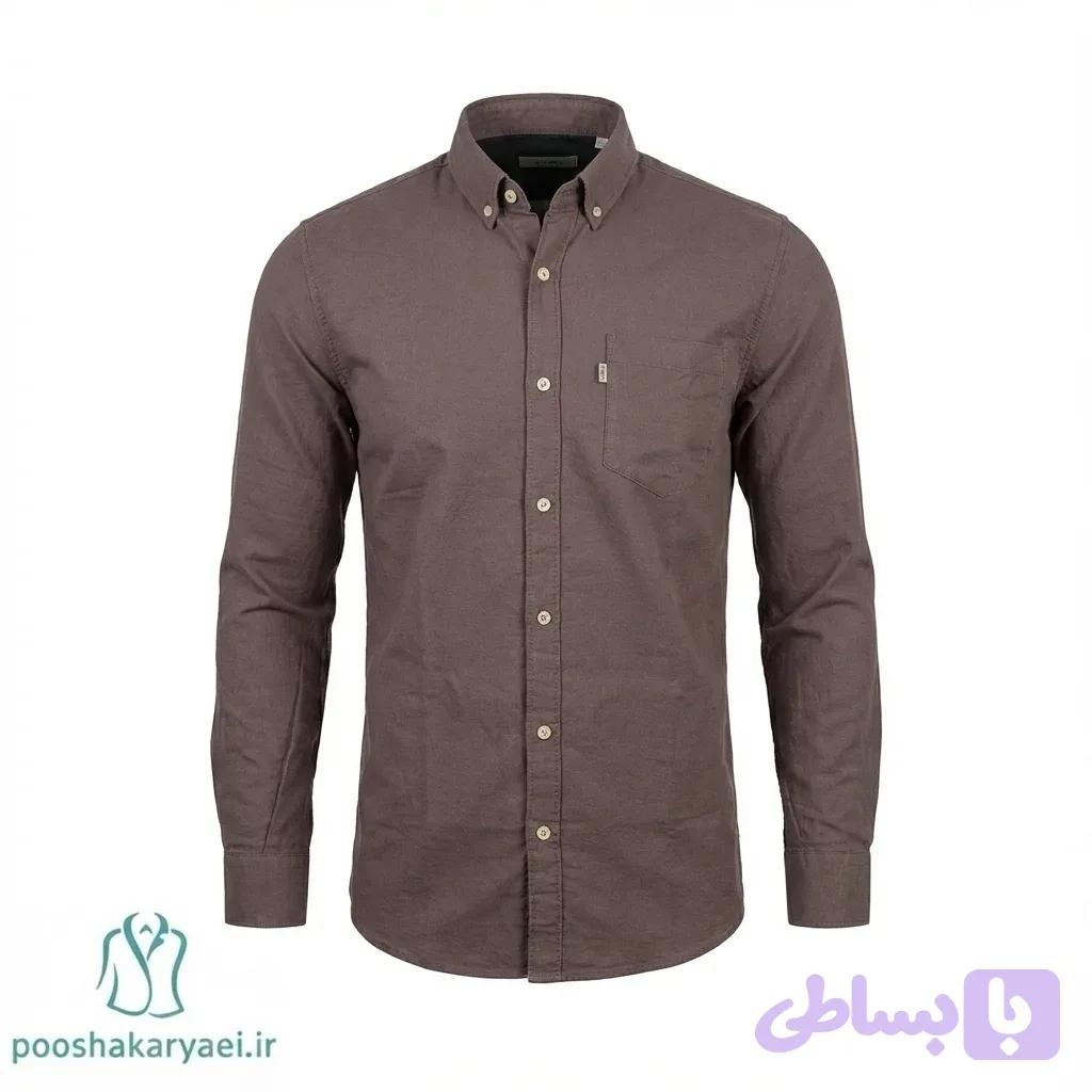 پیراهن کتان نخ برند COTTON (کد 9KEO6)