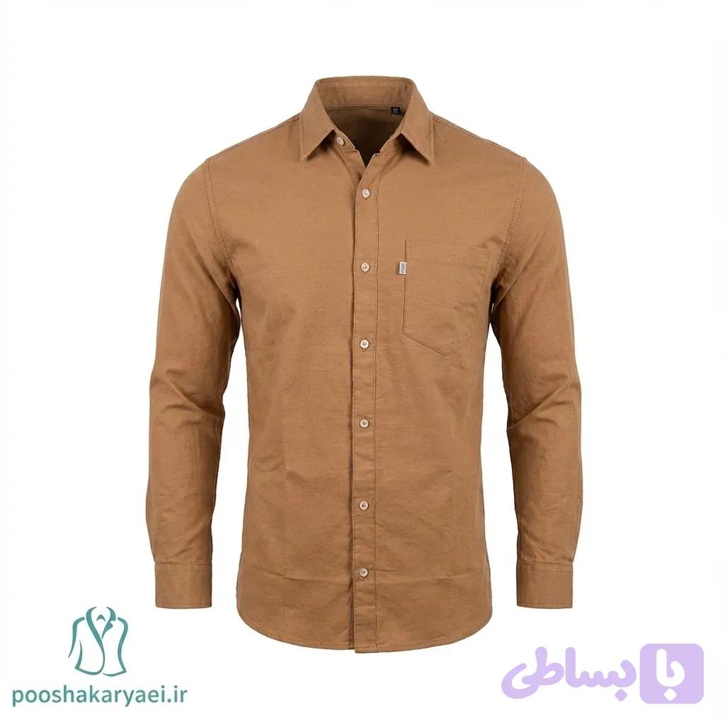 پیراهن کتان نخ برند COTTON