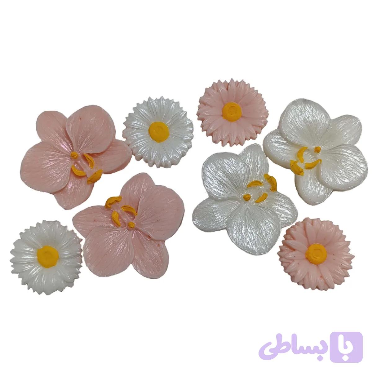 صابون تزیینی مدل ست کامل ارکیده مجموعه 8عددی — تصویر 1