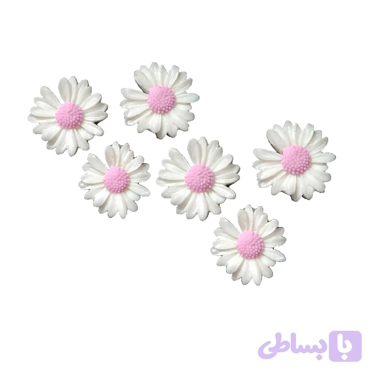 صابون تزیینی مدل بابونه مجموعه 6 عددی — تصویر 1