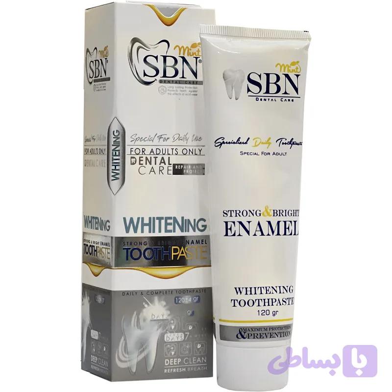 خمیردندان سفید کننده SBN