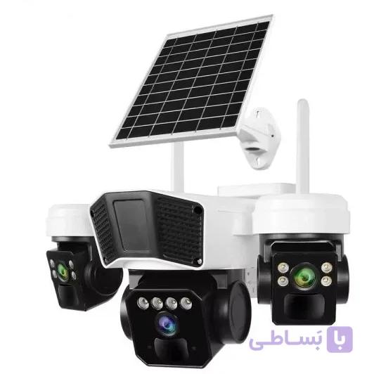 دوربین مداربسته پنل خورشیدیOKAMPRO مدلSF4-OKAM 4GTl3  LENSE REALY 15MP