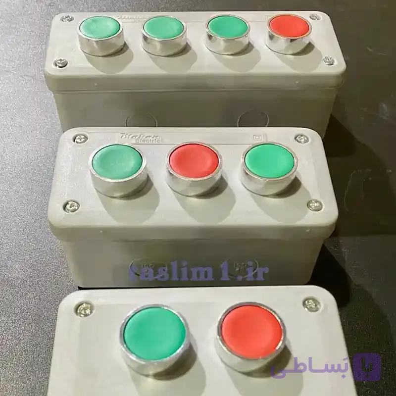 کلید و شستی استارت استپ صنعتی — تصویر 1