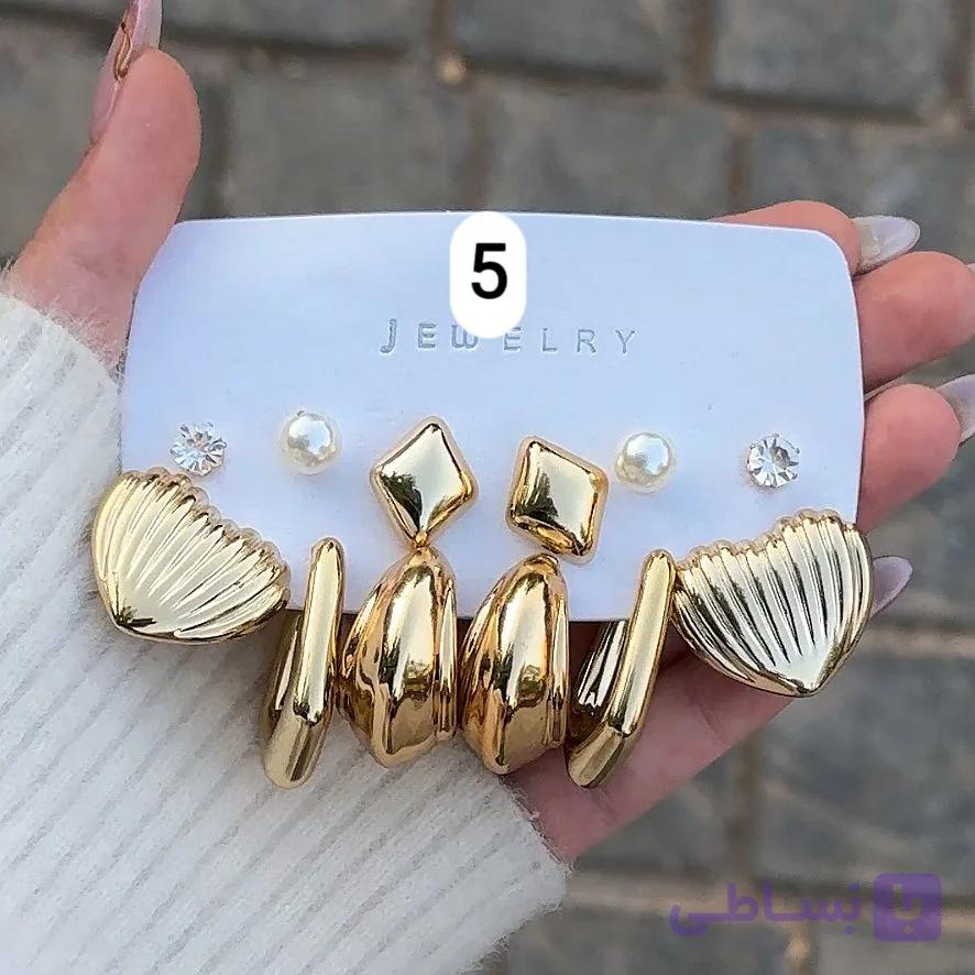 پک گوشواره طلایی-کد5