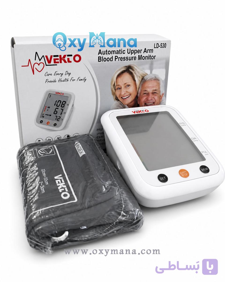 فشارسنج دیجیتال وکتو LD-530 با حافظه دو کاربره — تصویر 1