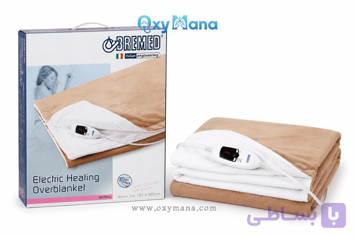 پتو برقی بریمد مدل BD7840؛ گرمای درمانی و آرامش‌بخش خانگی — تصویر 1