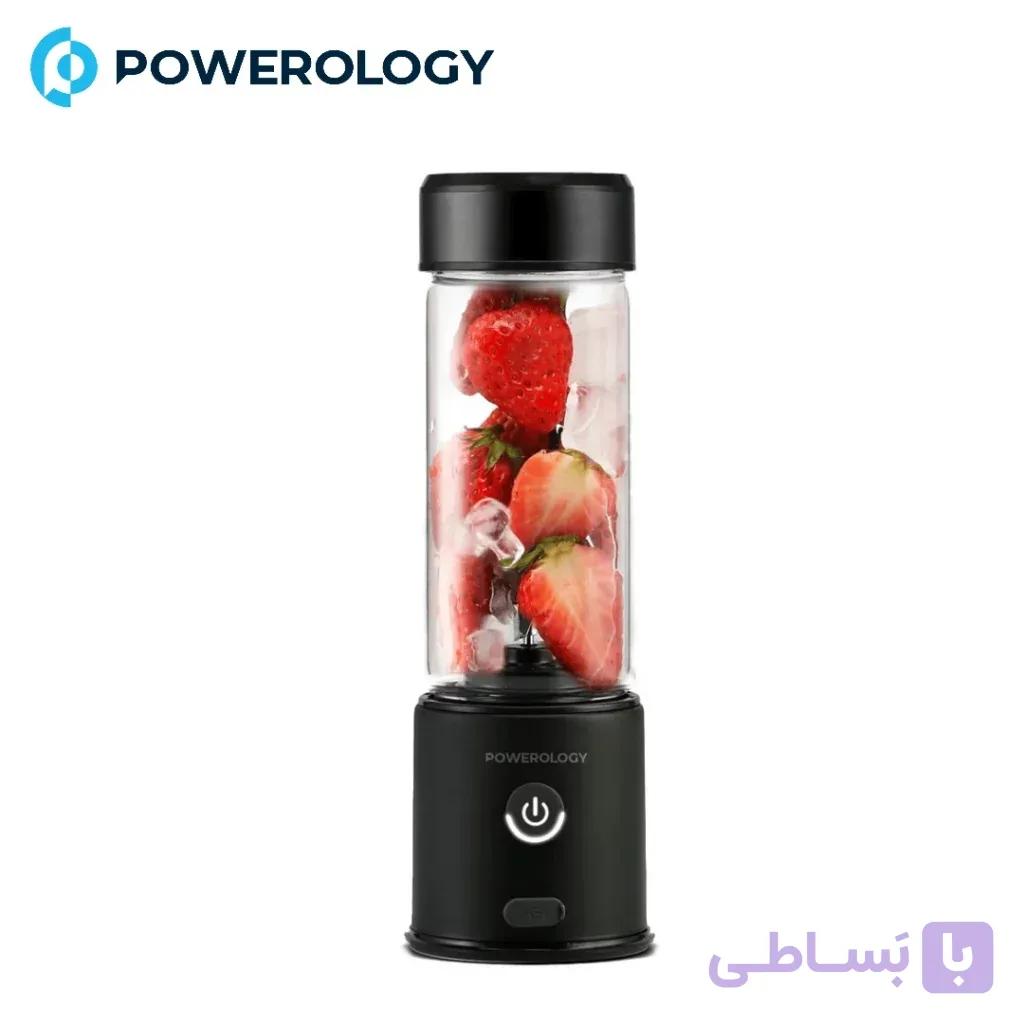 مخلوط‌کن و شیکر شارژی شش تیغه 450 میلی‌لیتری 126 وات پاورولوژی PN6BPJBK