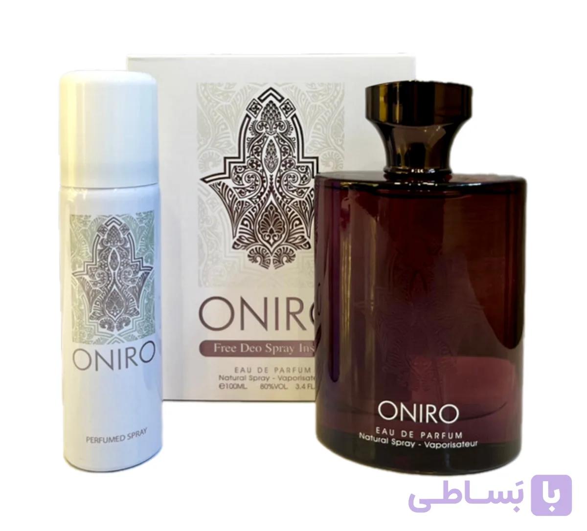 ادکلن مردانه اونیرو فراگرنس ورد ۱۰۰ میلی لیتر + اسپری