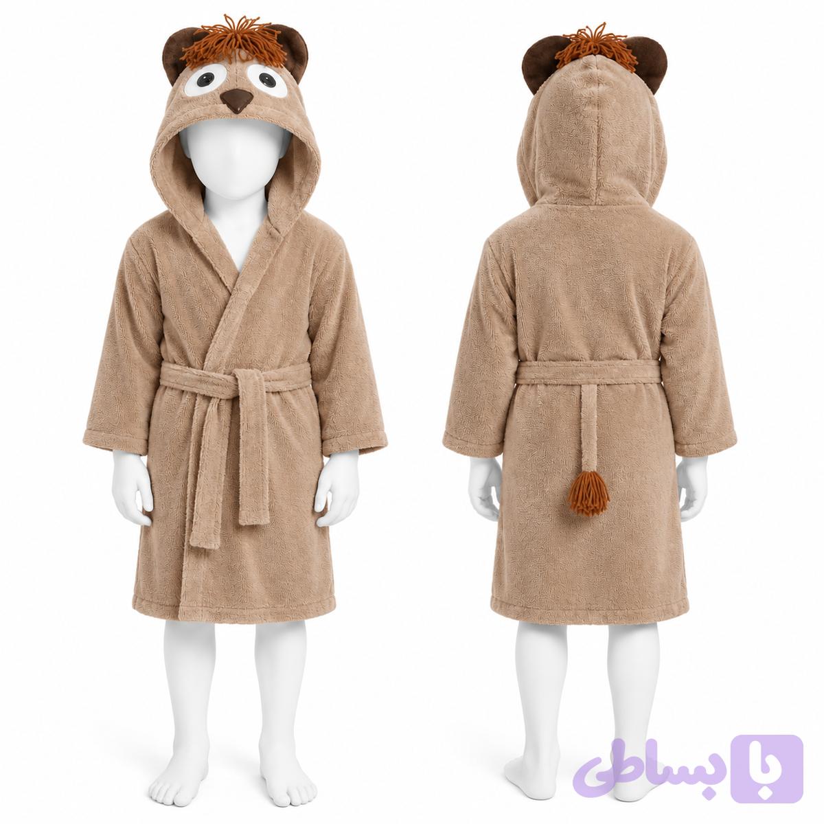 حوله تنپوش بچگانه طرح zoo سایز 100