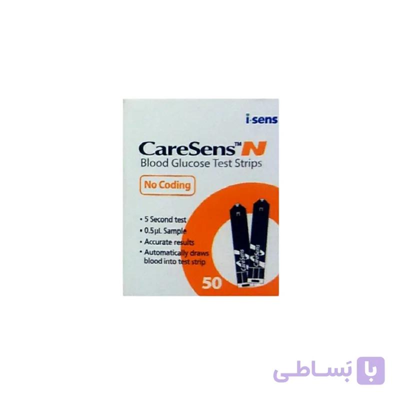 نوار تست قند کرسنس مدل sensor بسته 50 عددی تاریخ 2027/07