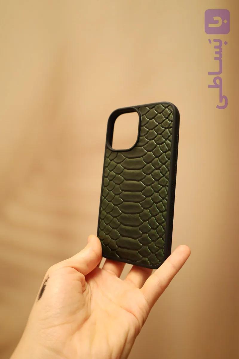 قاب گوشی چرم طبیعی