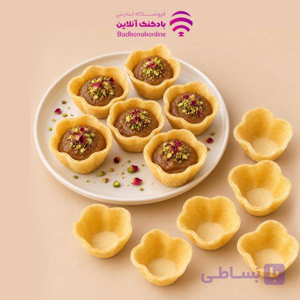 نان حلوا طرح کاسه بسته 60 عددی — تصویر 1