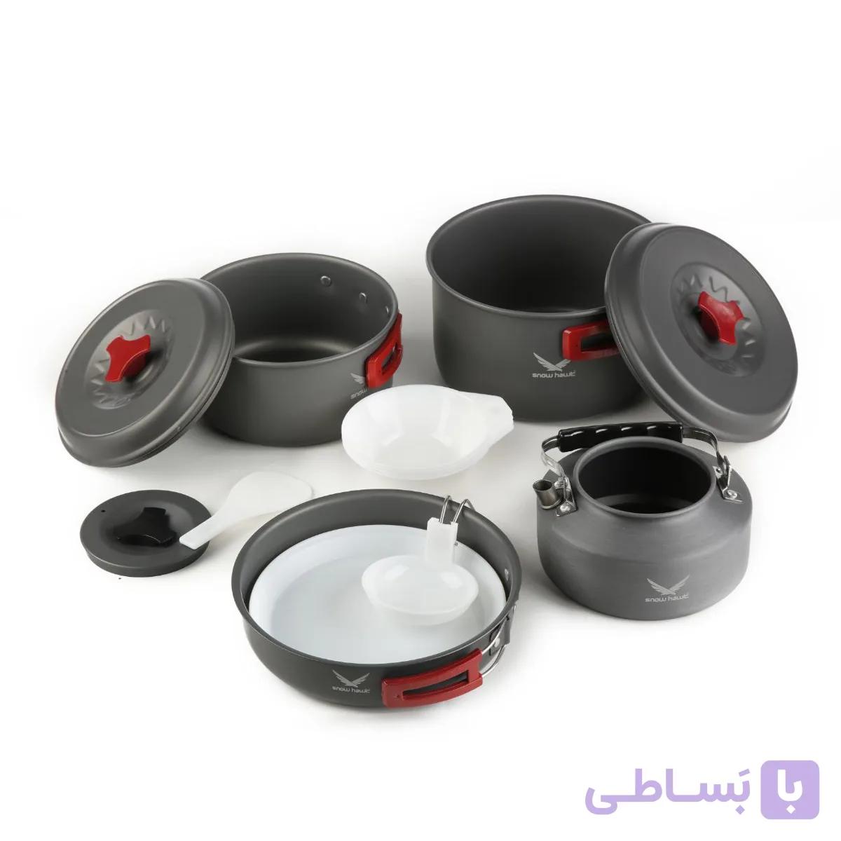 ست ظروف 4 نفره کوهنوردی اسنوهاک کد SN.C8 — تصویر 1