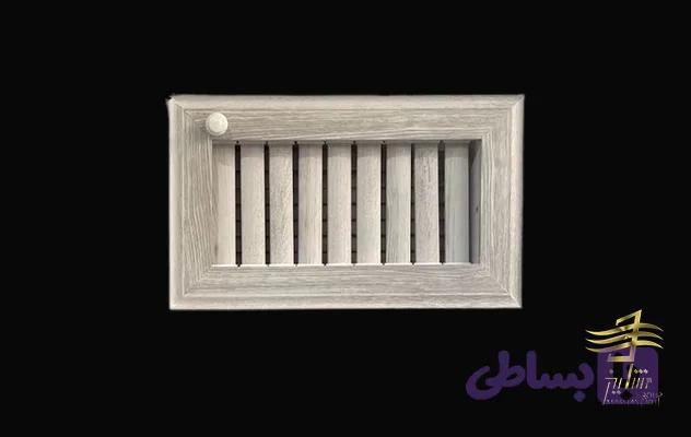 دریچه کولر درپوش دار چوبی