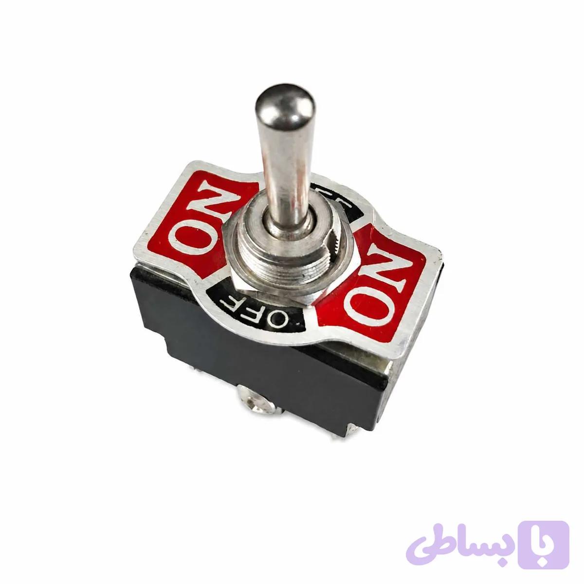 کلید کلنگی (توگل سوئیچ) صنعتی ۲۰ آمپر باکالیت (آکبند قدیمی ) — تصویر 1