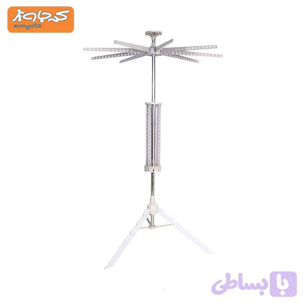 بند رخت ایستاده دو طبقه کمجا