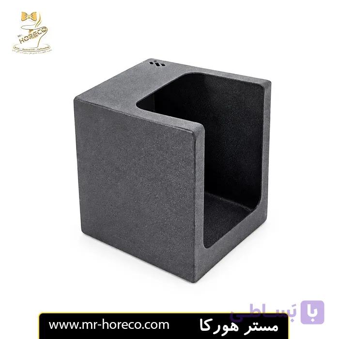 جا دستمال کاغذی فلزی طرح باکس مشکی 30230 | مستر هورکا — تصویر 1