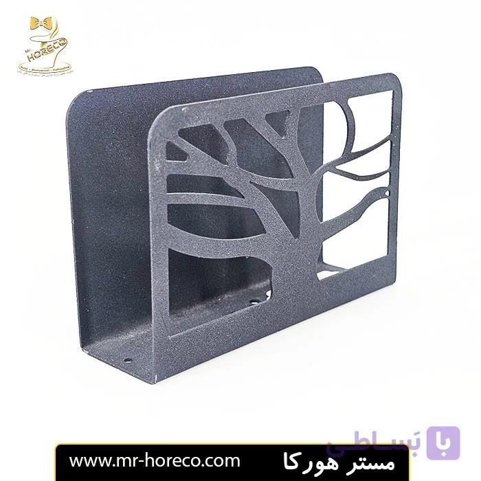 جا دستمال کاغذی فلزی طرح مستطیل طرح طبیعت کد 27046 | مستر هورکا — تصویر 1