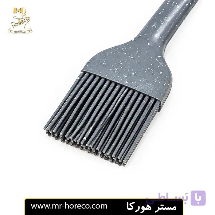 فرچه تمام سیلیکونی طوسی برفکی 21 سانت kachar کد 26229 | مستر هورکا — تصویر 1