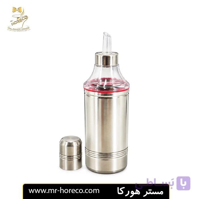 ظرف روغن استیل مدل nivia حجم 1000 میل کد 20829 | مستر هورکا — تصویر 1