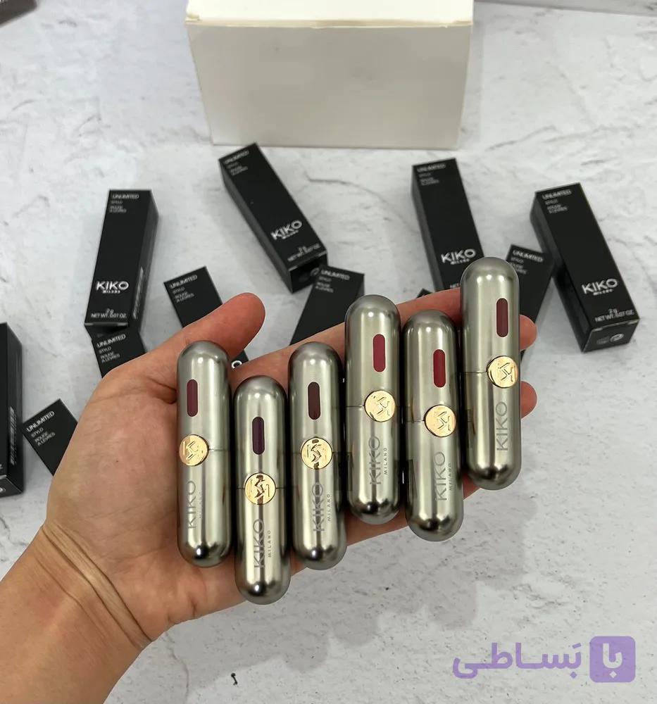 رژلب جامد پوکه فلزی مسترکوالیتی kiko