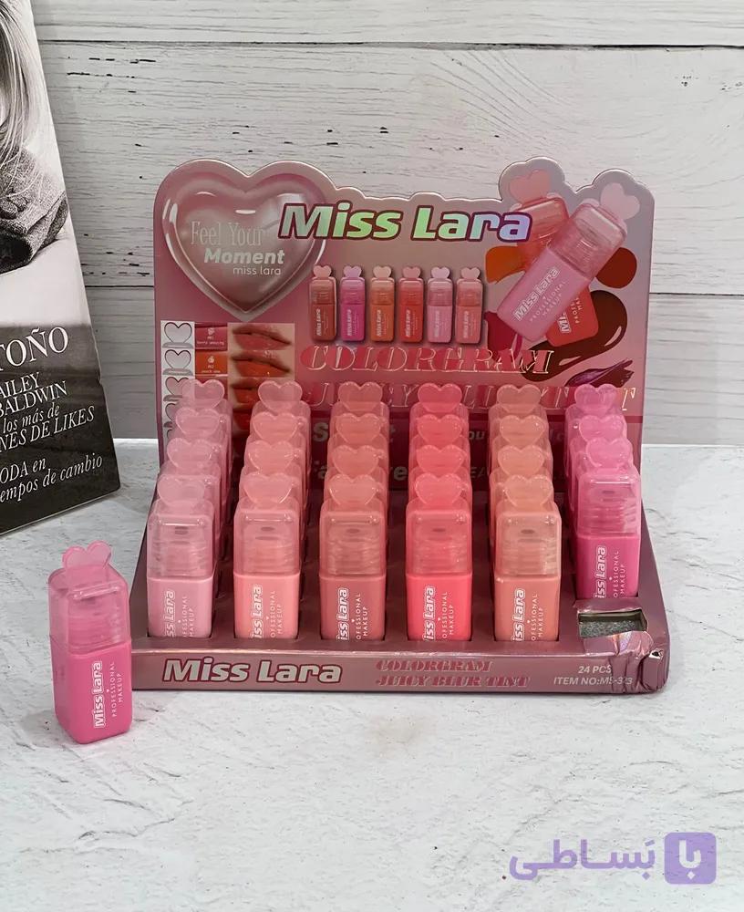 رژلب خیس سر قلبی Miss lara