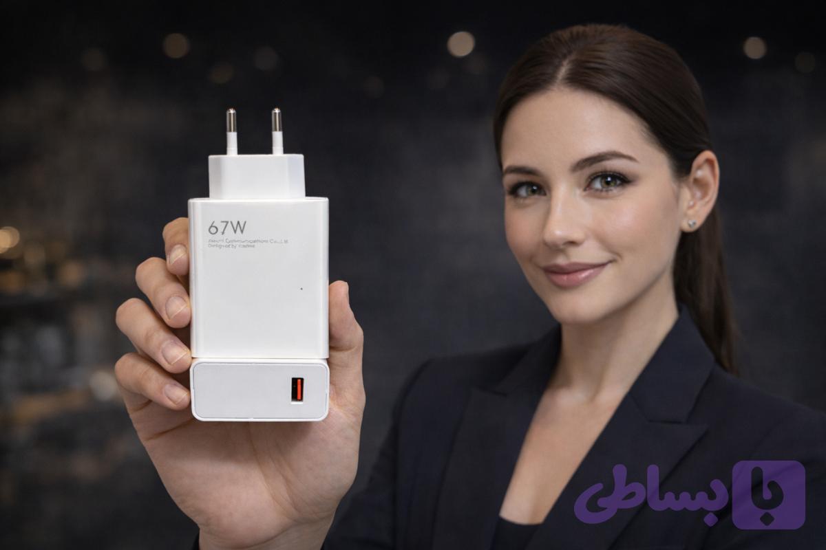 شارژر دیواری 67 وات مدل MDY-12-EH