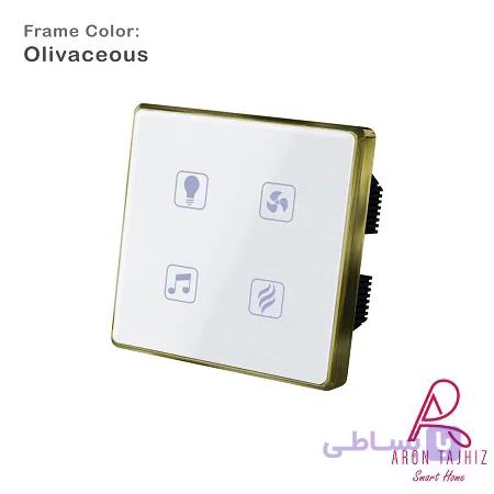 کلید لمسی Zigbee سرویس بهداشتی MAYA مدل MZWEF2W — تصویر 1