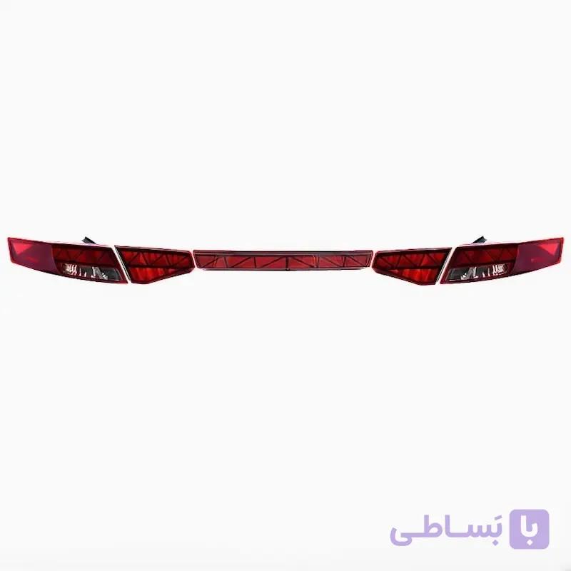 مجموعه چراغ خطر عقب گروه پژوهش صنعت مدرن مناسب برای تارا ۵ تکه - بدویدکی - فروشگاه اینترنتی لوازم یدکی