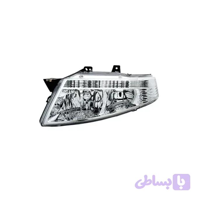 چراغ جلو گروه پژوهش صنعت مدرن مناسب برای سمند سورن سمت چپ - بدویدکی - فروشگاه اینترنتی لوازم یدکی
