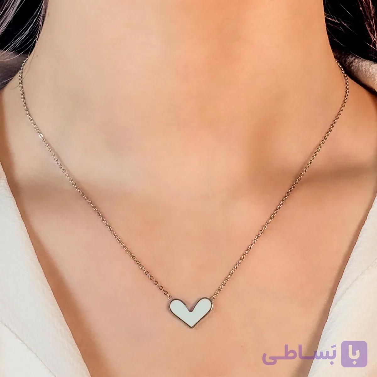 گردنبند قلب میناکاری 103